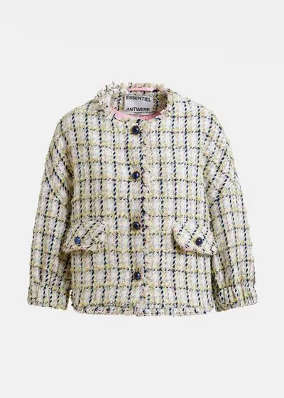JAYDEN BALMORAL BABE JACKET (BASIL SMASH COMBO) - ESSENTIAL ANTWERP