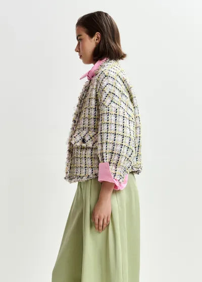 JAYDEN BALMORAL BABE JACKET (BASIL SMASH COMBO) - ESSENTIAL ANTWERP