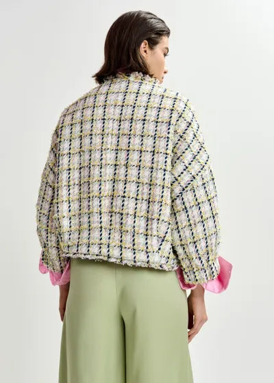 JAYDEN BALMORAL BABE JACKET (BASIL SMASH COMBO) - ESSENTIAL ANTWERP