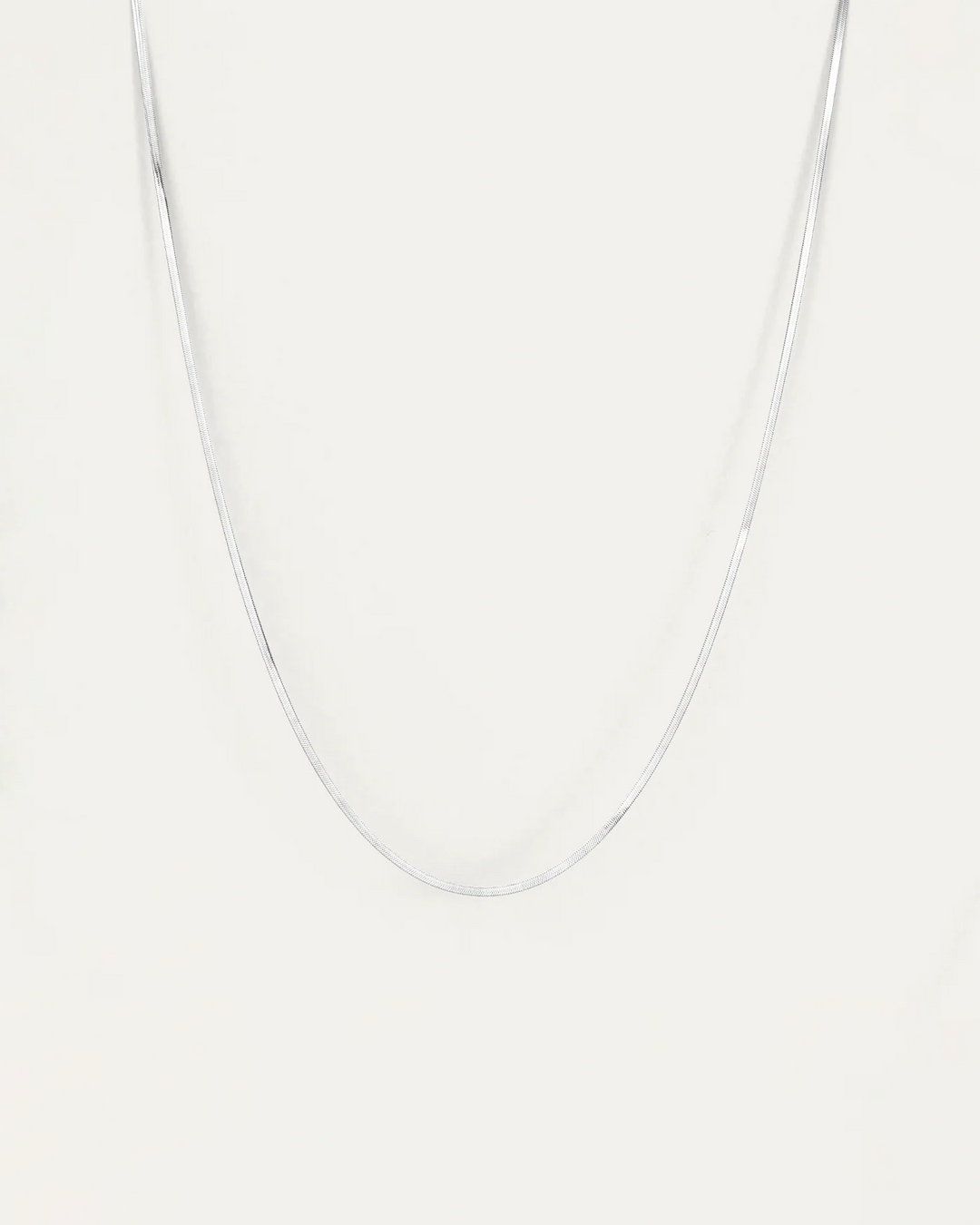 ZEINA SLIM CHAIN (RHODIUM) - JENNY BIRD