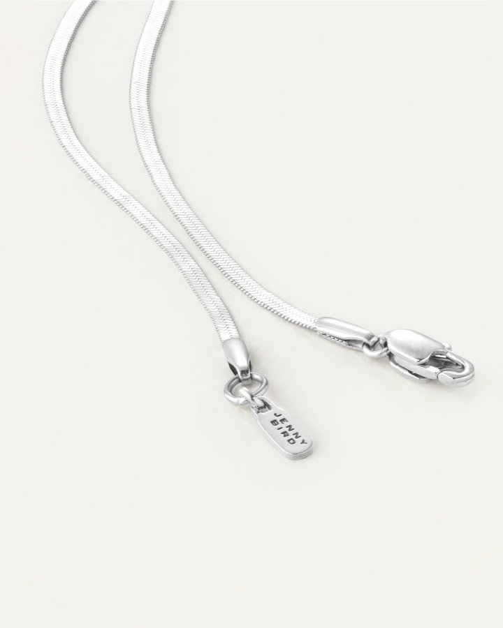 ZEINA SLIM CHAIN (RHODIUM) - JENNY BIRD