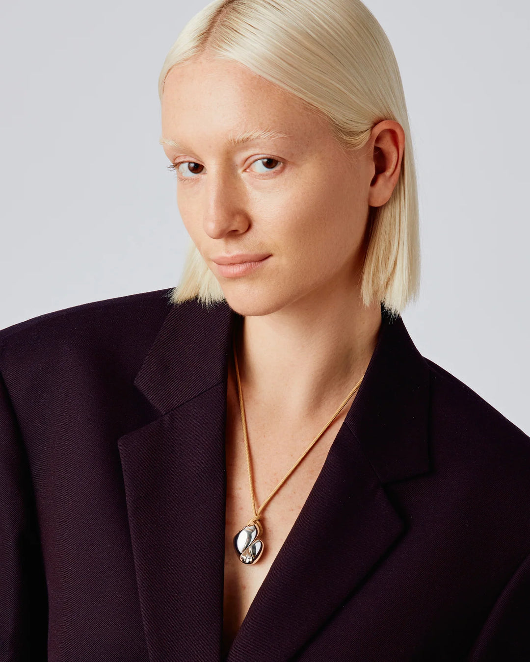 ESTELLE ROPE NECKLACE (SILVER) - JENNY BIRD