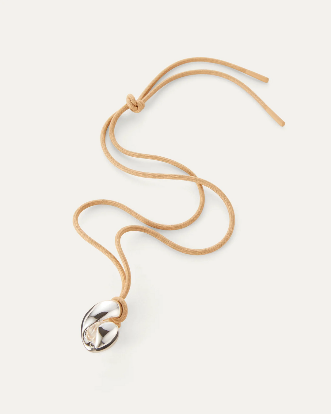ESTELLE ROPE NECKLACE (SILVER) - JENNY BIRD