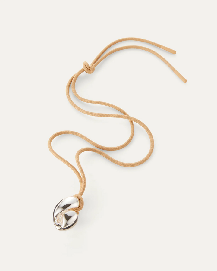 ESTELLE ROPE NECKLACE (SILVER) - JENNY BIRD