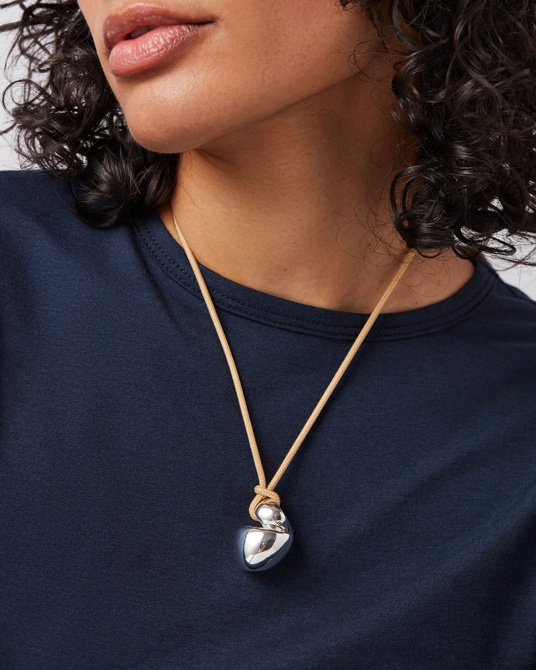 ESTELLE ROPE NECKLACE (SILVER) - JENNY BIRD