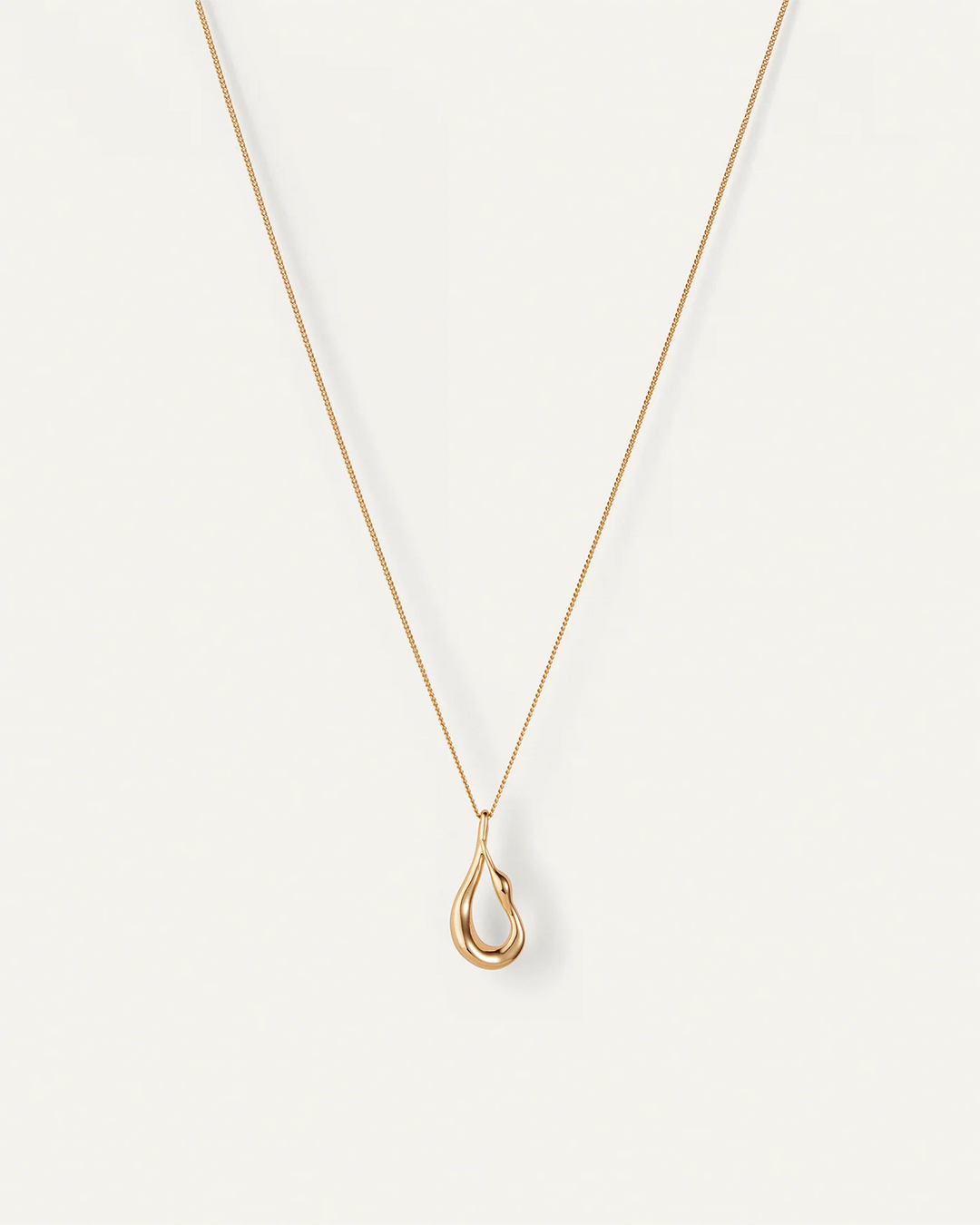 MINI EGRET PENDANT NECKLACE (GOLD) - JENNY BIRD
