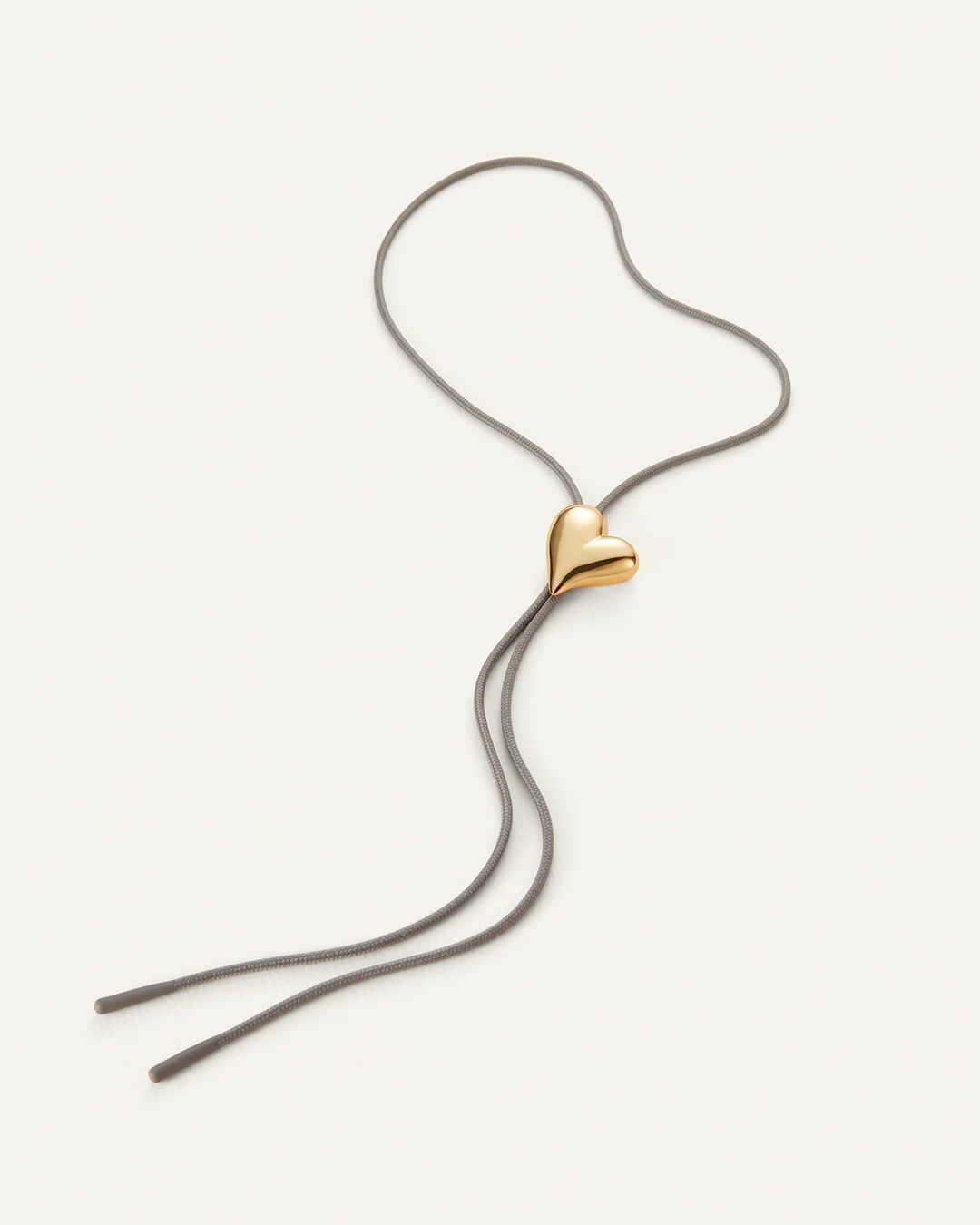 ART HEART BOLO TIE (GOLD) - JENNY BIRD