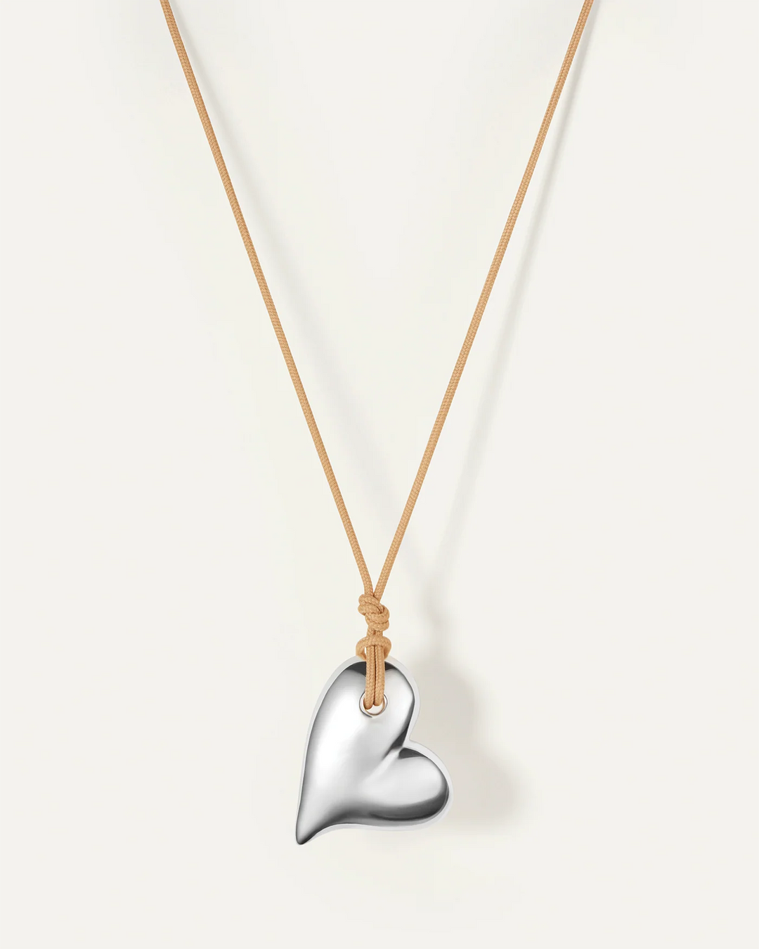 MEGA ART HEART ON A STRING (SILVER) - JENNY BIRD