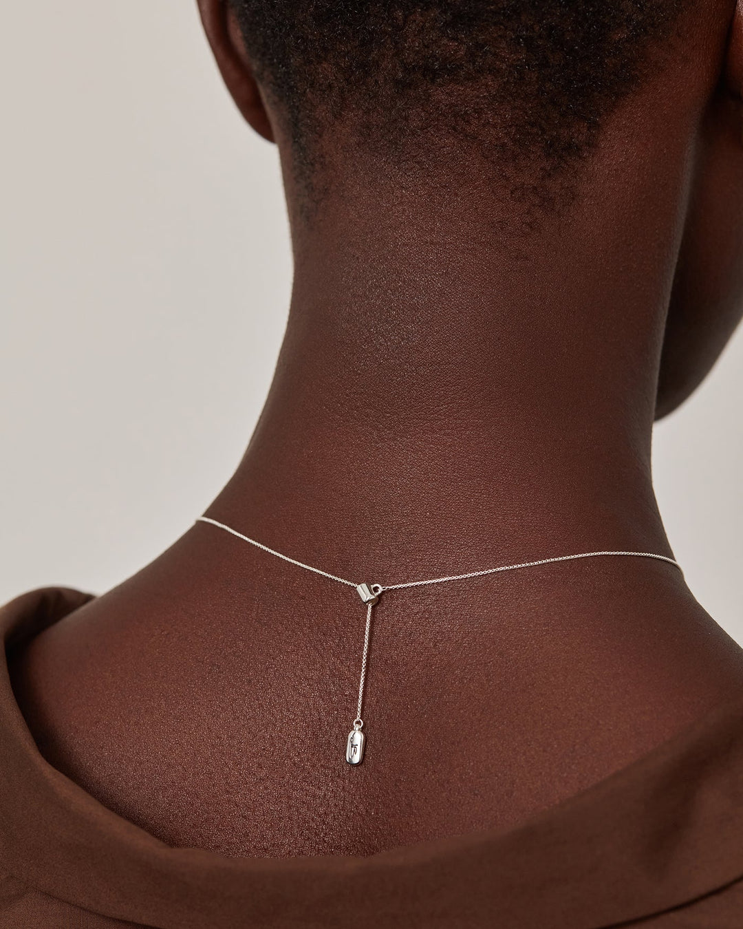 LEON PENDANT NECKLACE (SILVER) - JENNY BIRD