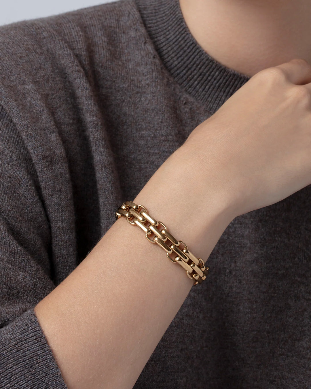 SLIM PENELOPE BRACELET SMALL (GOLD) - JENNY BIRD