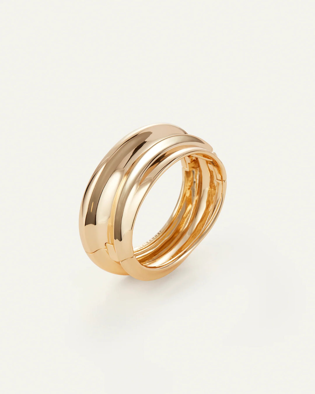 LENNON MEGA BANGLE (GOLD) - JENNY BIRD