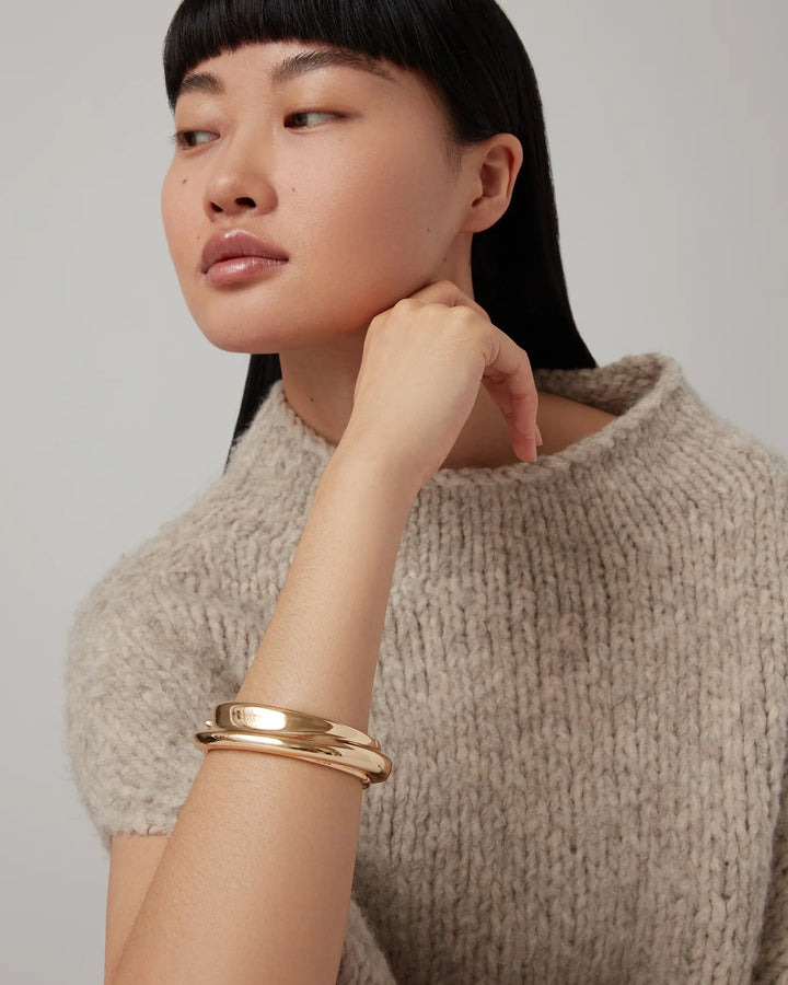 LENNON BANGLE (GOLD) - JENNY BIRD