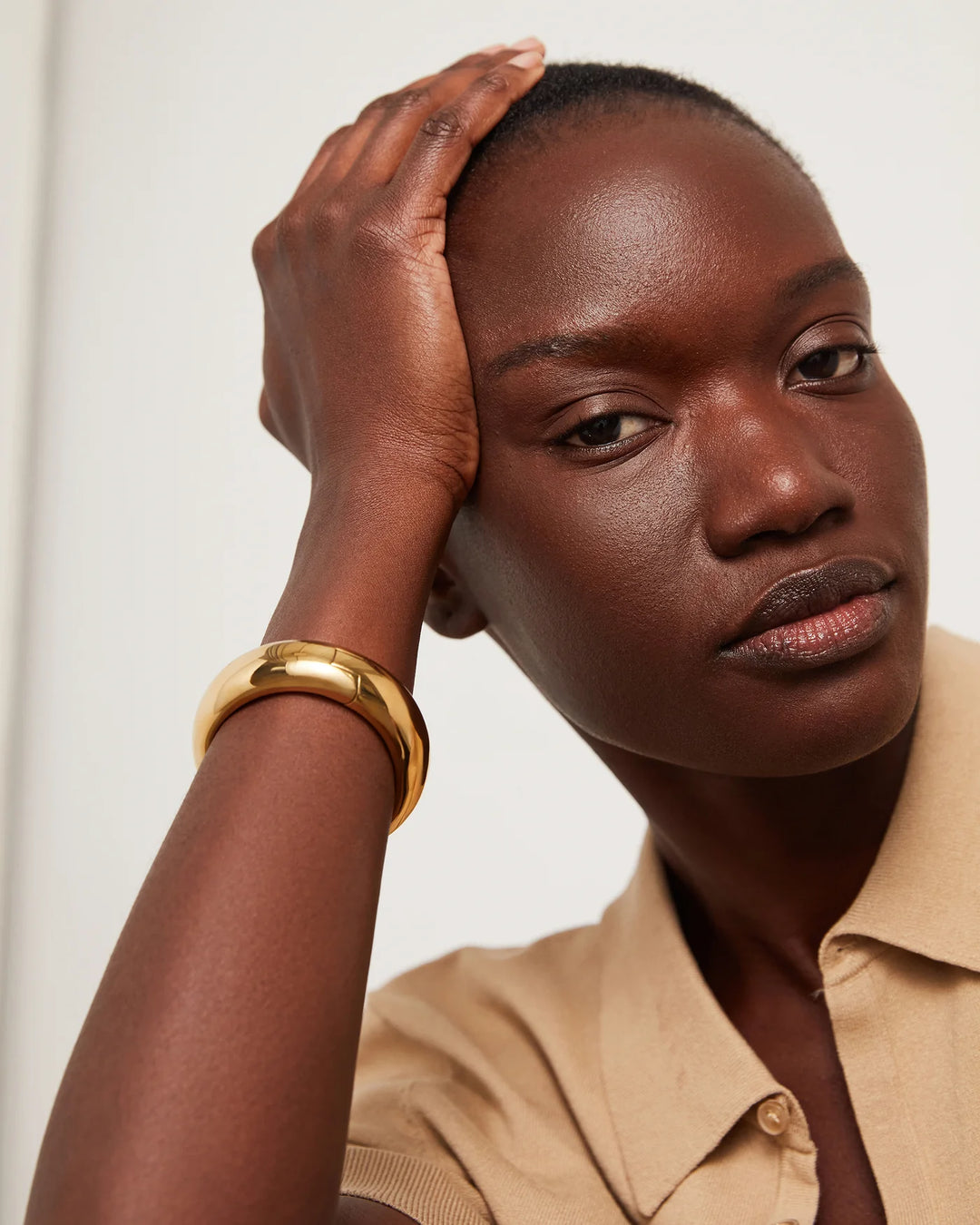 GEMMA BANGLE S/M (GOLD) - JENNY BIRD