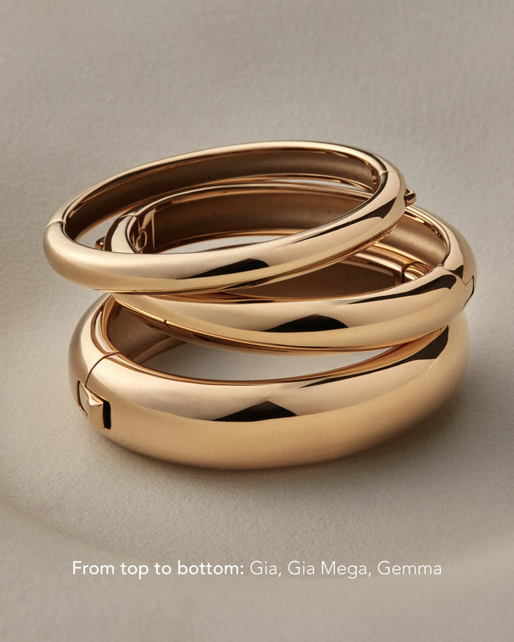 GEMMA BANGLE S/M (GOLD) - JENNY BIRD