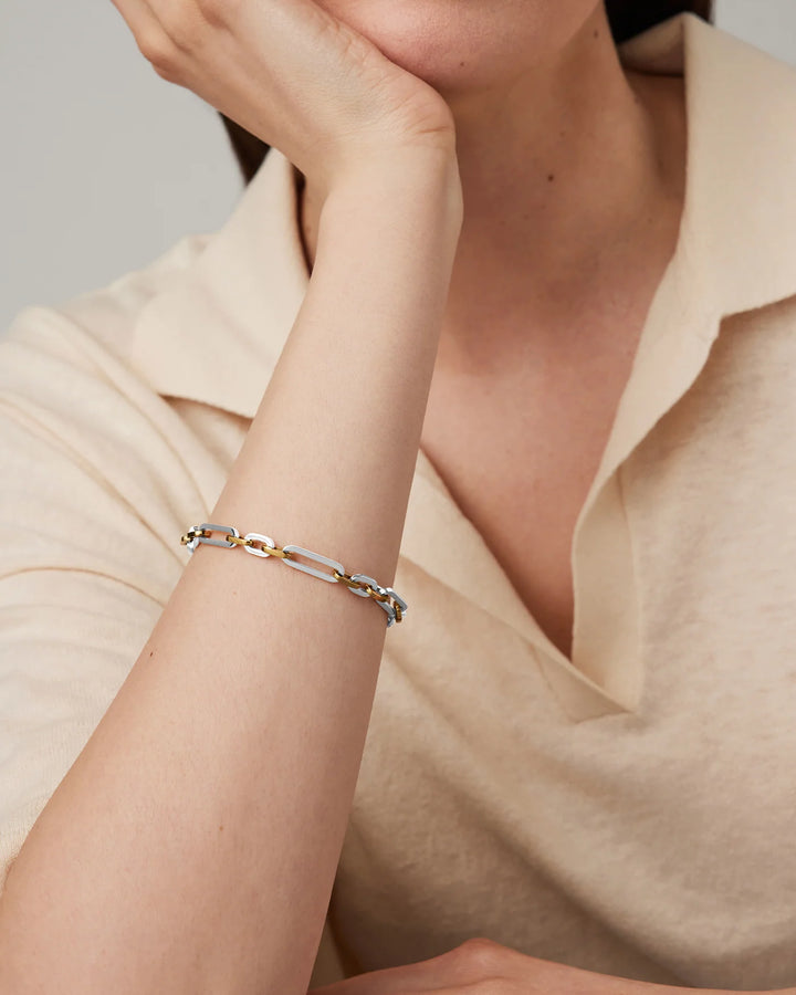 MERCER BRACELET (TWO TONE) S - JENNY BIRD