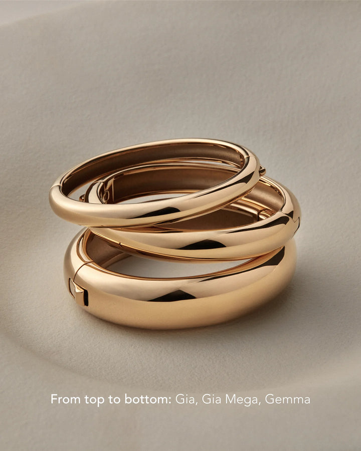 GIA BANGLE M/L (GOLD) - JENNY BIRD