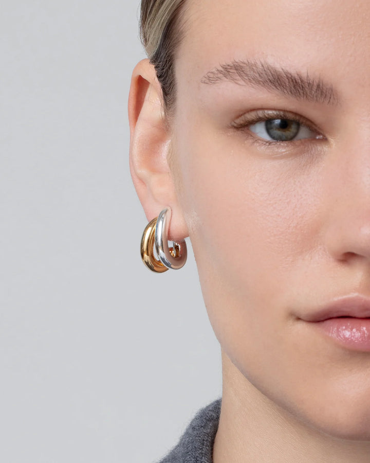 FLORENCE EARRINGS (TWO TONE) - JENNY BIRD