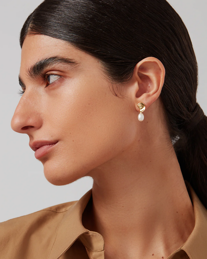 LUCILLE EARRINGS (GOLD) - JENNY BIRD