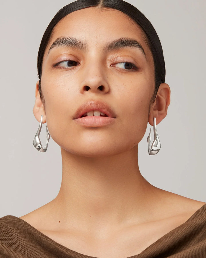 COLETTE HOOPS (SILVER) - JENNY BIRD