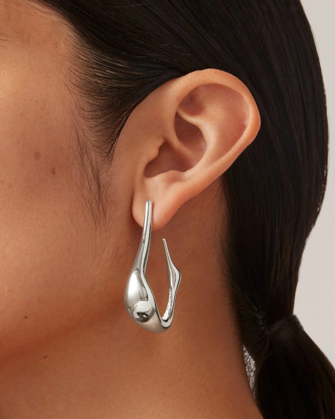COLETTE HOOPS (SILVER) - JENNY BIRD