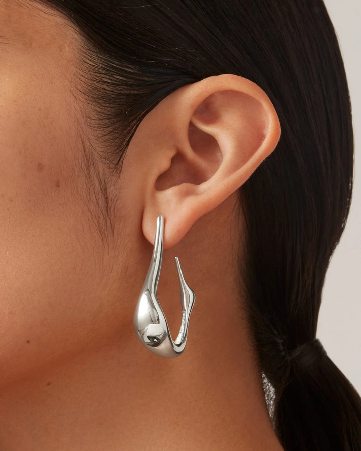 COLETTE HOOPS (SILVER) - JENNY BIRD
