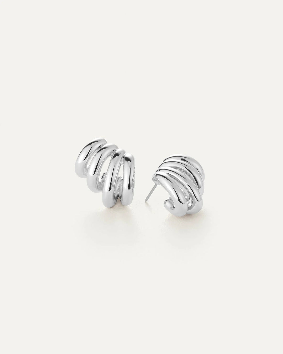 MONROE EARRINGS (SILVER) - JENNY BIRD