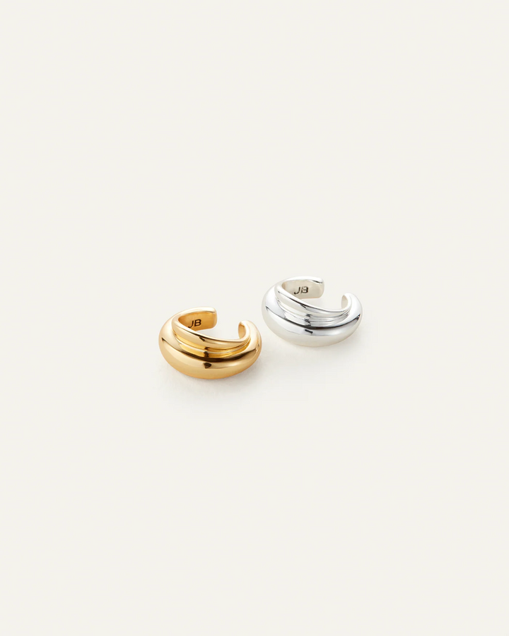 LEONA EAR CUFF SET (TWO TONE) - JENNY BIRD