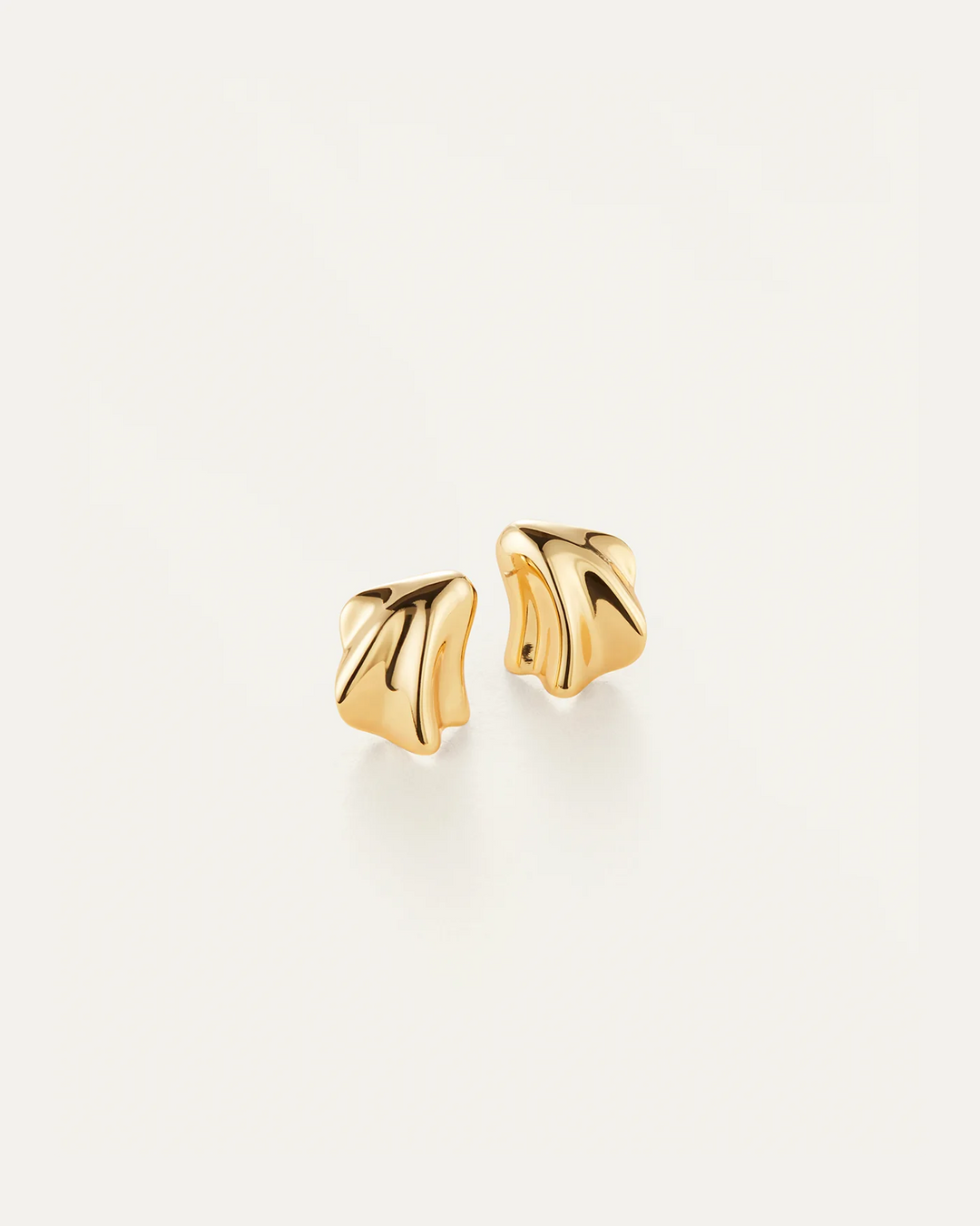 ZOE STUD EARRINGS (GOLD) - JENNY BIRD