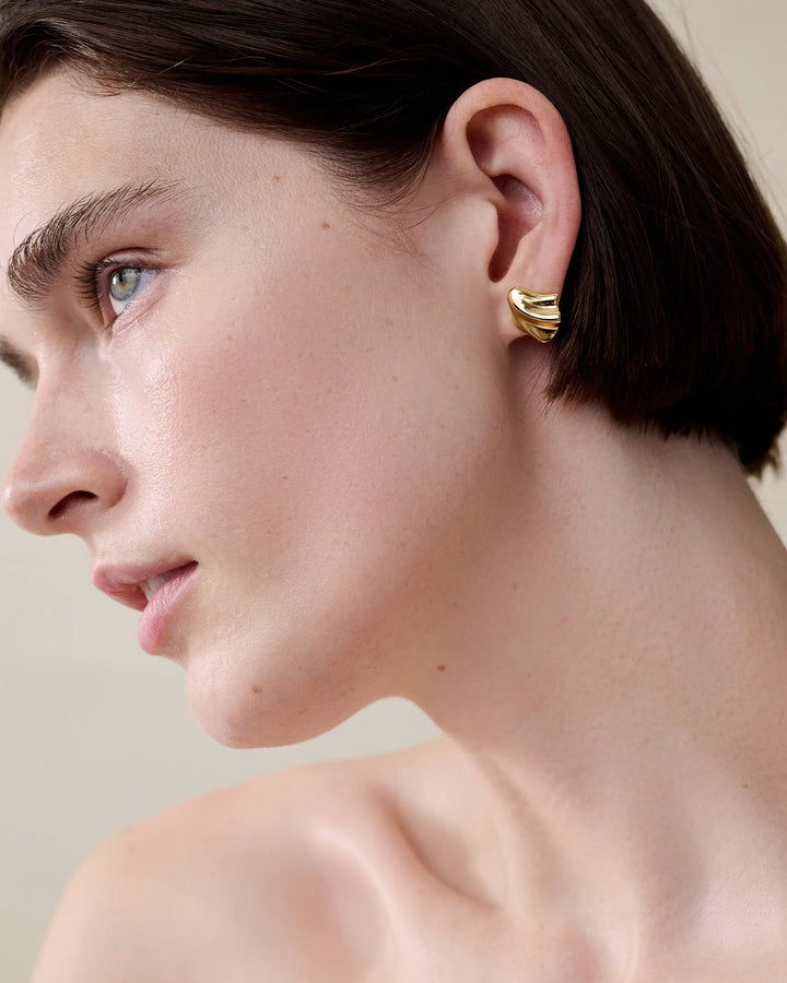 ZOE STUD EARRINGS (GOLD) - JENNY BIRD