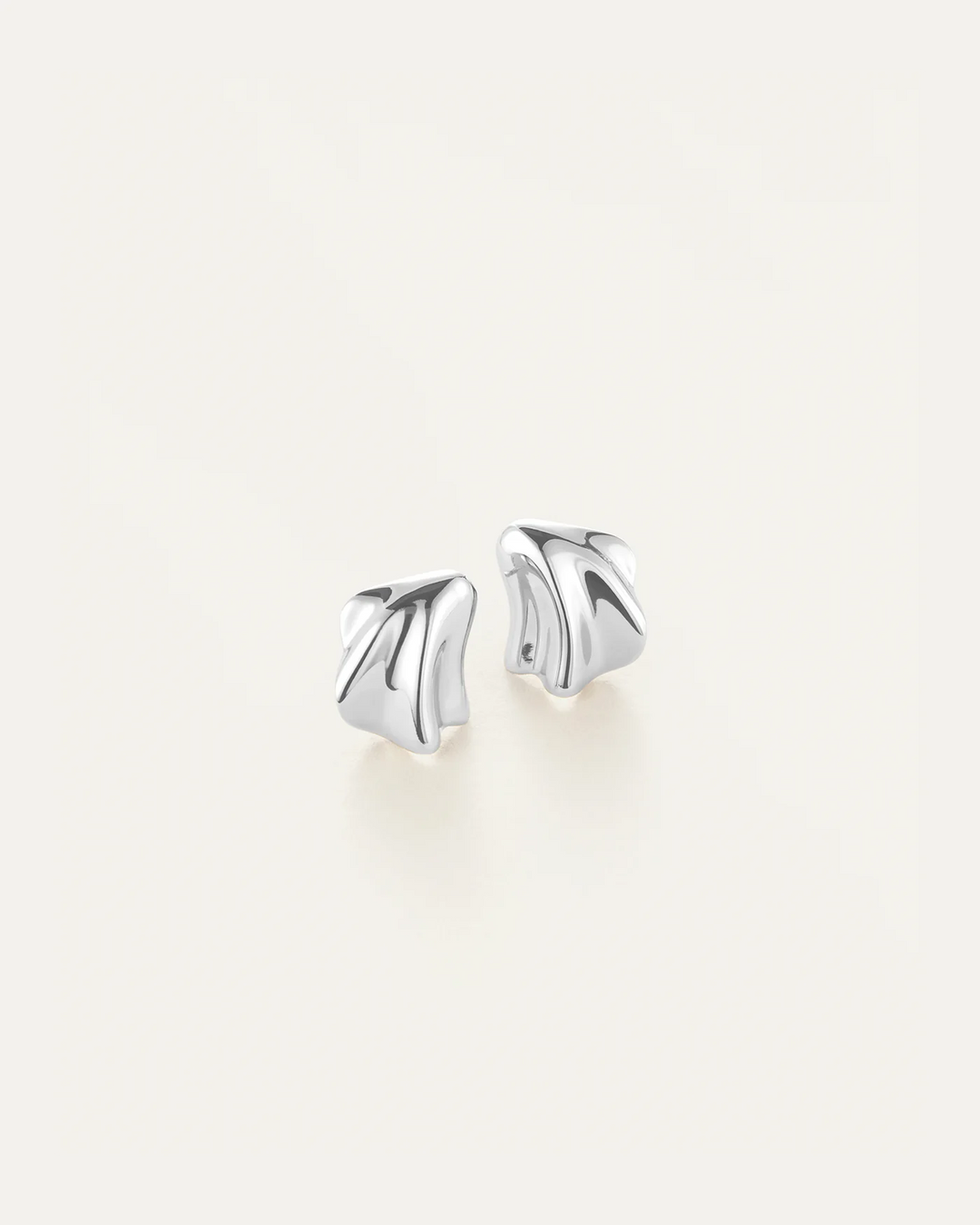 ZOE STUD EARRINGS (SILVER) - JENNY BIRD
