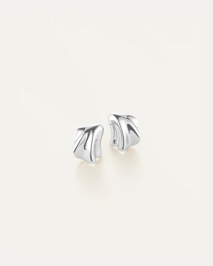 ZOE STUD EARRINGS (SILVER) - JENNY BIRD