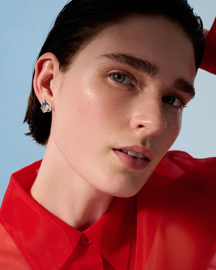 ZOE STUD EARRINGS (SILVER) - JENNY BIRD