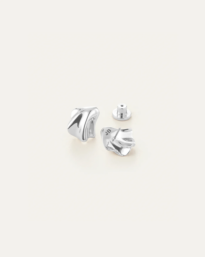 ZOE STUD EARRINGS (SILVER) - JENNY BIRD