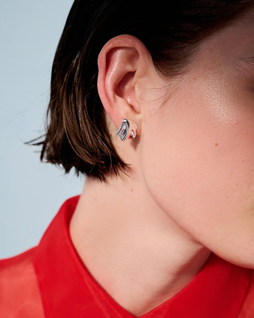 ZOE STUD EARRINGS (SILVER) - JENNY BIRD
