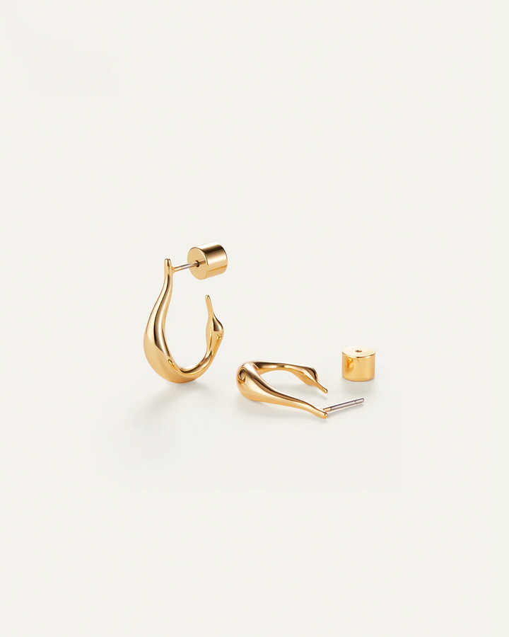 MINI COLETTE HOOPS (GOLD) - JENNY BIRD
