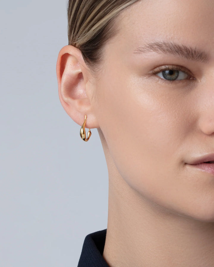 MINI COLETTE HOOPS (SILVER) - JENNY BIRD