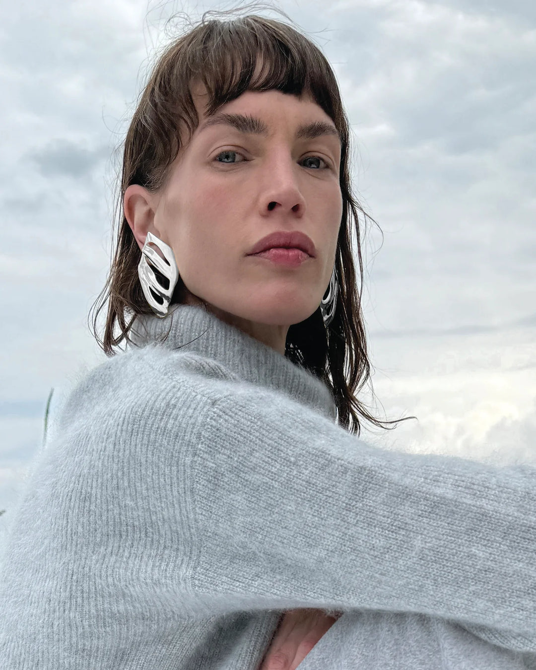THE KITES EARRINGS (SILVER) - JENNY BIRD