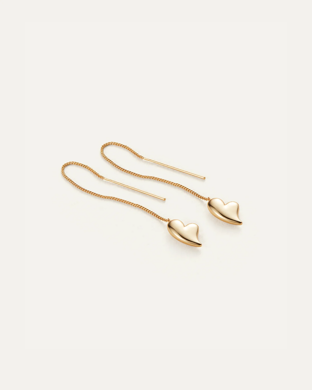 PUFFY HEART THREADERS (GOLD) - JENNY BIRD