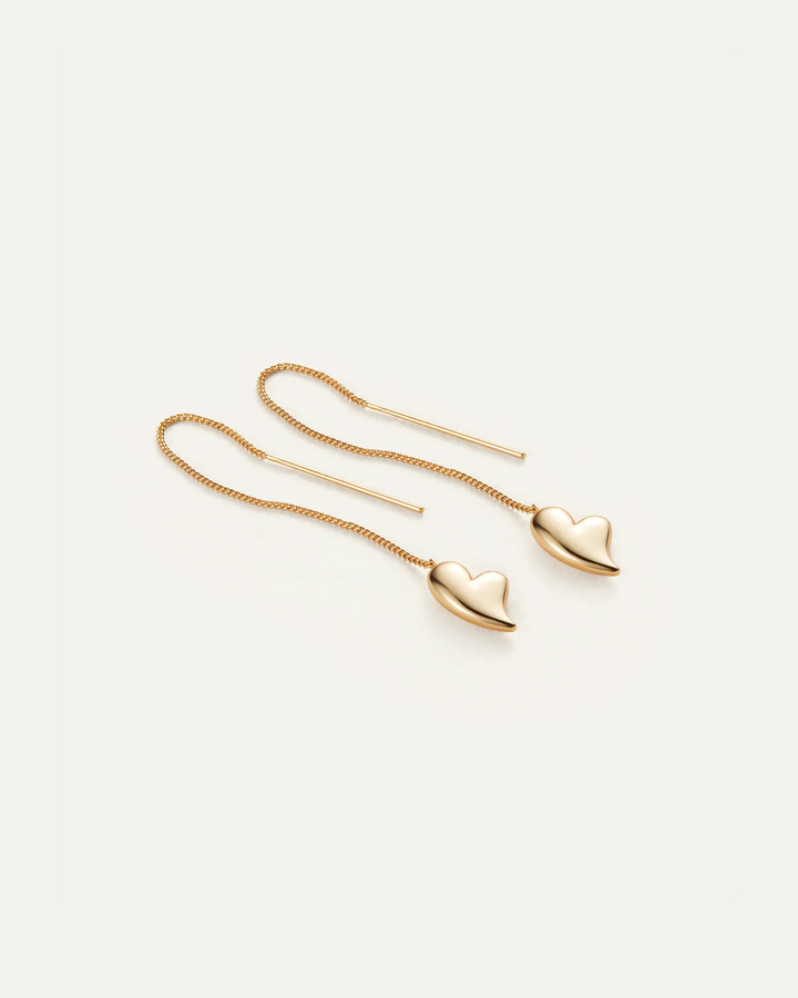 PUFFY HEART THREADERS (GOLD) - JENNY BIRD