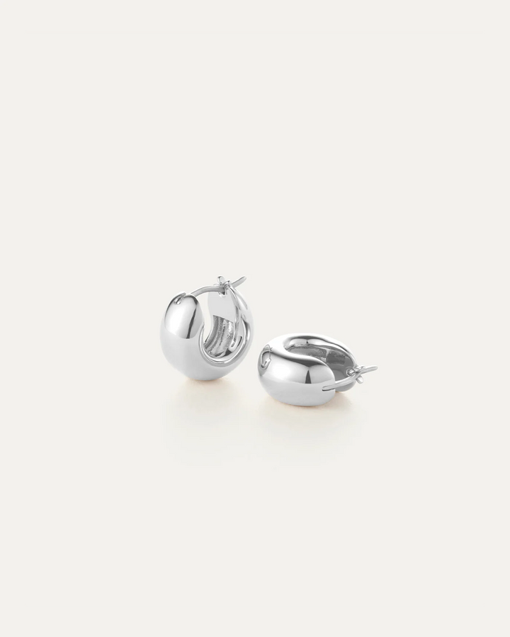 MINI TOME HOOPS (SILVER) - JENNY BIRD