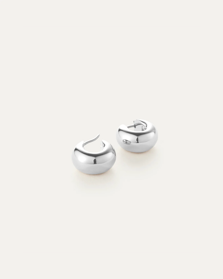 MINI TOME HOOPS (SILVER) - JENNY BIRD