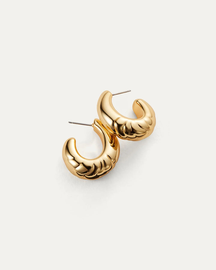 SLIM NELLE HOOPS (GOLD) - JENNY BIRD