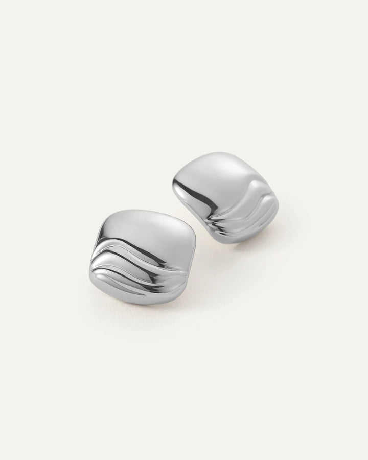 RUE EARRINGS (SILVER) - JENNY BIRD