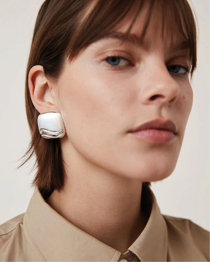 RUE EARRINGS (SILVER) - JENNY BIRD