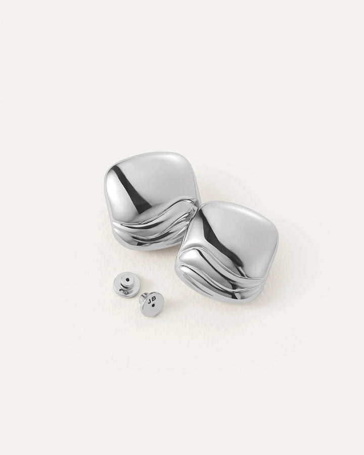 RUE EARRINGS (SILVER) - JENNY BIRD