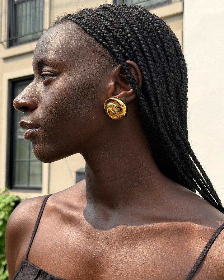 RENZO EARRINGS (GOLD) - JENNY BIRD