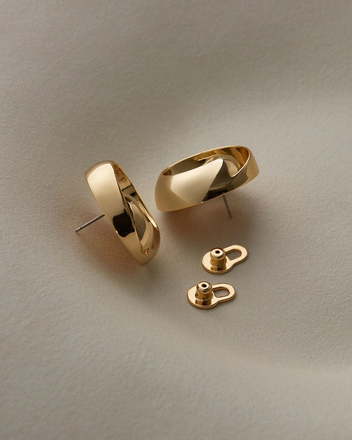 RENZO EARRINGS (GOLD) - JENNY BIRD