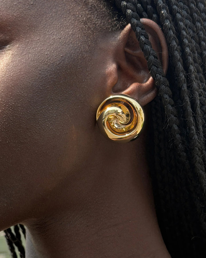 RENZO EARRINGS (GOLD) - JENNY BIRD