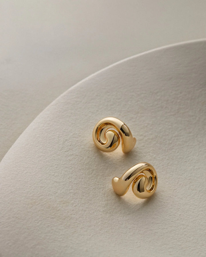 SMALL GIO EARRINGS (GOLD) - JENNY BIRD