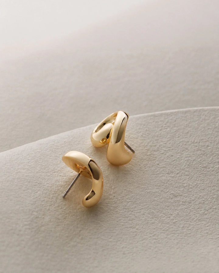 SMALL GIO EARRINGS (GOLD) - JENNY BIRD